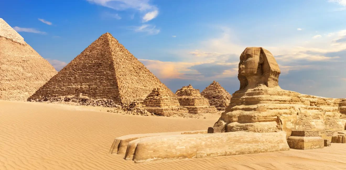 رحلة الى مصر — اكتشاف اهرامات الجيزة وأبو الهول في القاهرة